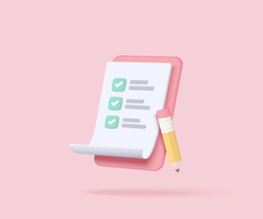 3d-white-clipboard-task-management-todo-check-list-with-pencil-efficient-work-on-project-plan-fast-progress-level-up-concept-assignment-and-exam-checklist-icon.-3d-vector-on-pi