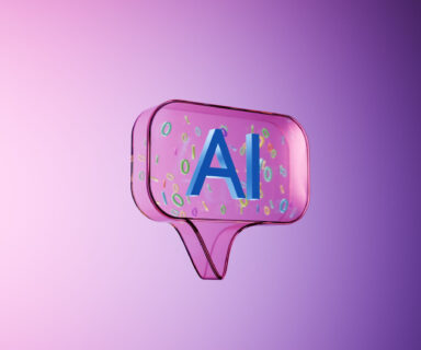 Glass-speech-bubble-with-AI-and-code