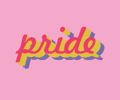 Lettering-LGBT-pride.-Pride-month.-Pride-emblem.-Gradient.-Imitation-of-3D-effect