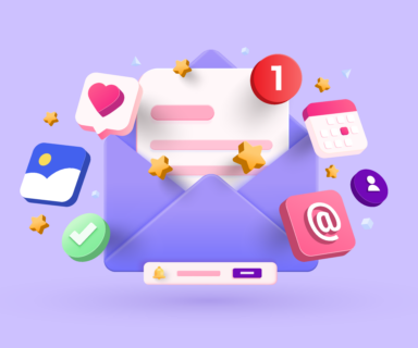 Modern-3d-illustration-of-Newsletter-concept-1