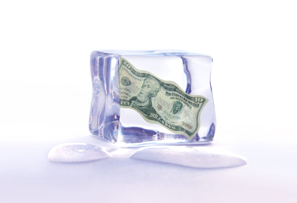 Money in ice