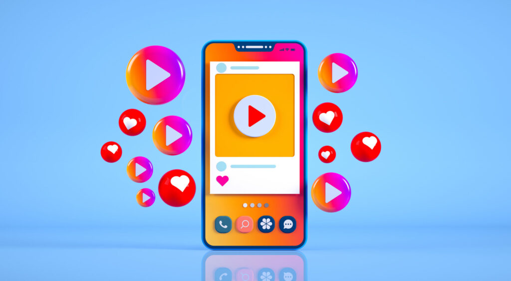 Smartphone-Screen-on-Video-Player