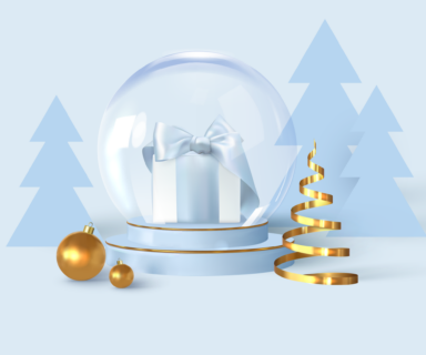 Snow-globe-with-a-gift