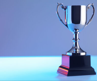 Trophy-at-award-ceremony