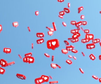 like icons mid air