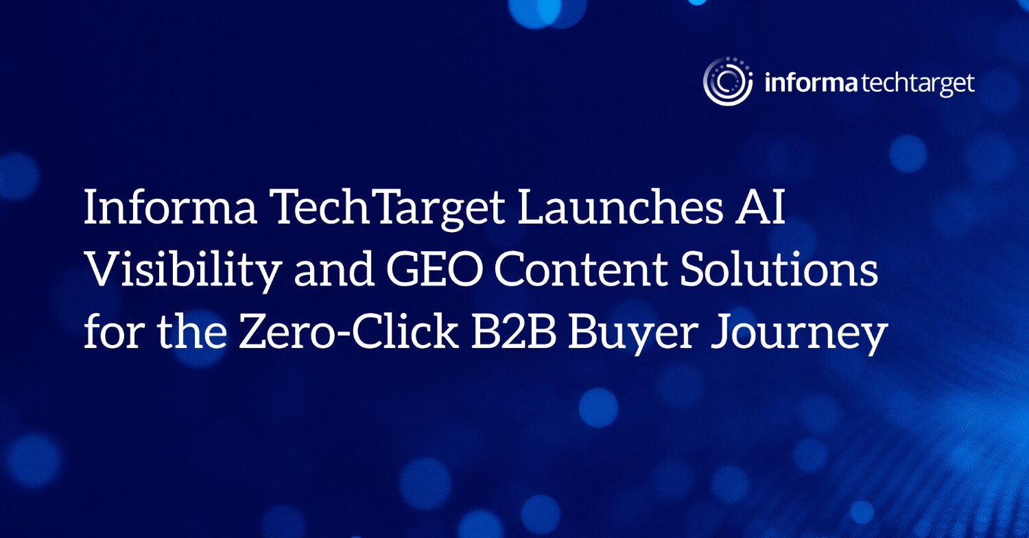 Informa TechTarget Launches AI Visibility and GEO (Generative Engine ...
